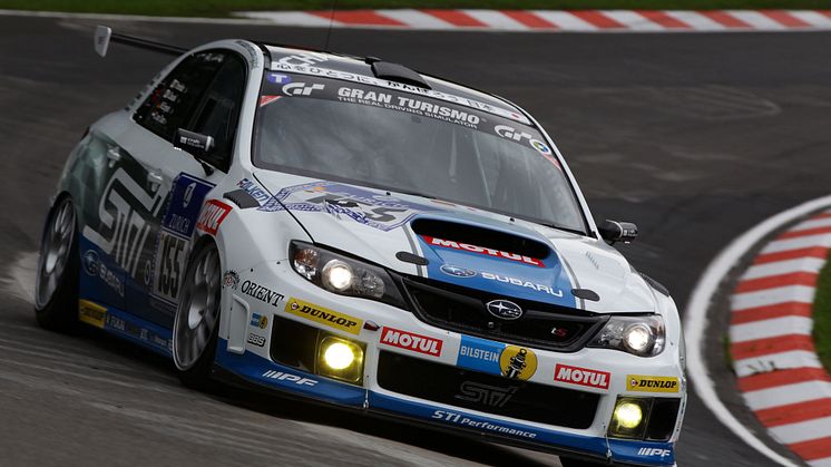 Subaru STI blev klassvinnare på Nürburgring