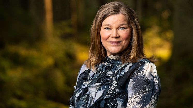 Elin Appel är projektledare vid näringslivsklustret Paper Province. Bild: Fredrik Karlsson/Solsta Foto