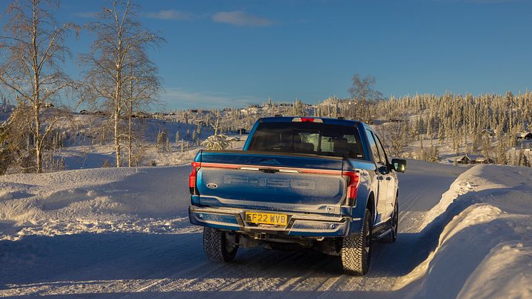 Ford F-150 Lightning Norge vinter 2023