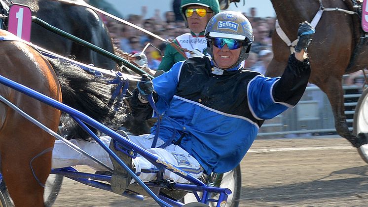 Elitloppsvinnaren Björn Goop - en av kuskarna i Citytravet