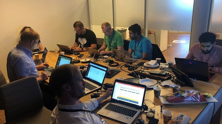 Analyse av et omfattende datagrunnlag - deltakere i dyp konsentrasjon under Sporveiens hackfest