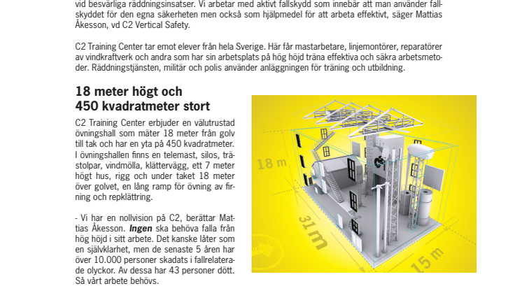 C2 Vertical Training - Sveriges centrum för höghöjdsarbete