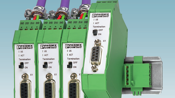 Aktiv endemotstand for Profibus-nettverk