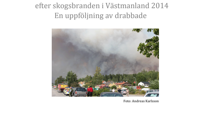 RAPPORT Branden i Västmanland