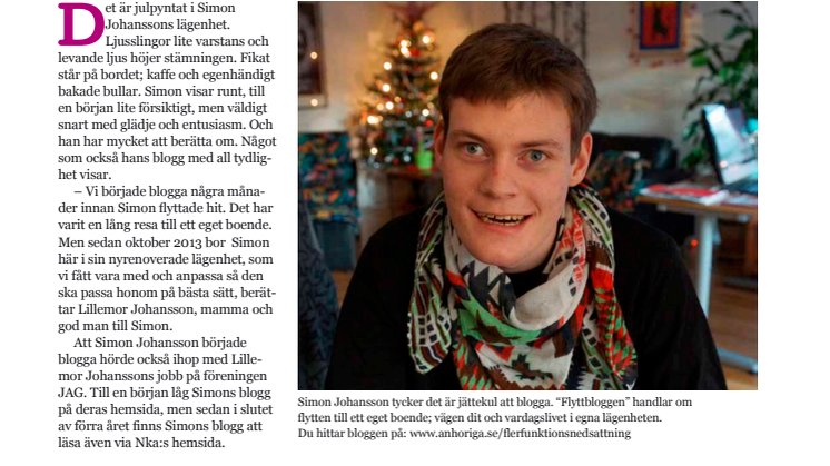 Nyhetsbrev nr 1 2015 - anhöriga till barn och unga med flerfunktionsnedsättnig