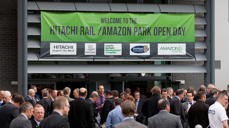 Hitachi Rail / Amazon Park Open Day attracts 400 companies interested in getting involved in IEP trains