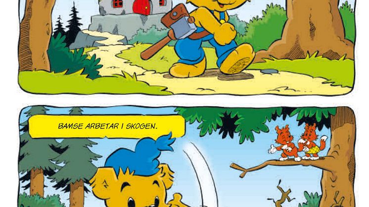 Bamse för de yngsta nr 100 seriesida
