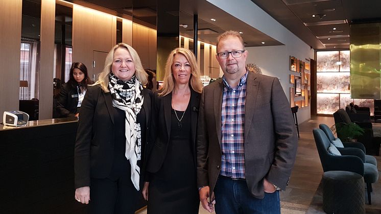 Christina Skoog ägare och vd KUST Hotell & Spa, Carina Wiklund hotellchef, Roland Skoog ägare 