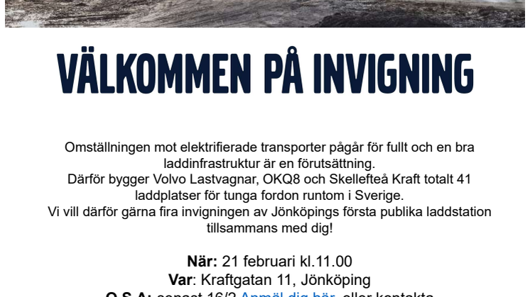 Välkommen på invigning