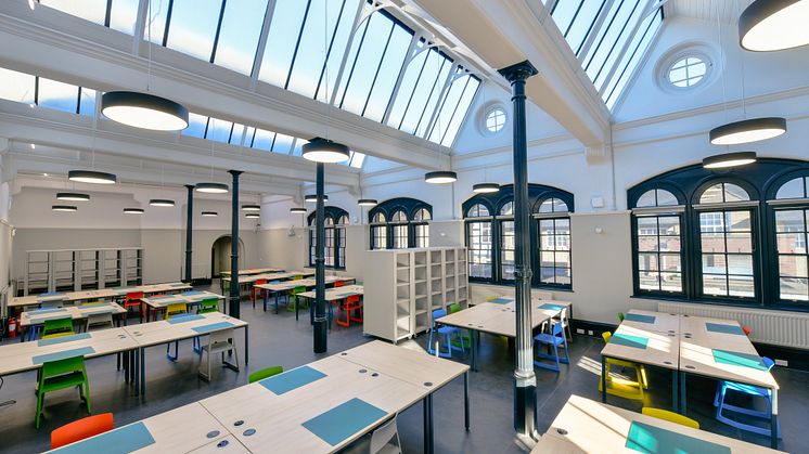 Northumbria's new Architecture studios sympathetically combine old and new with an extension to the University's Grade II listed Sutherland Building
