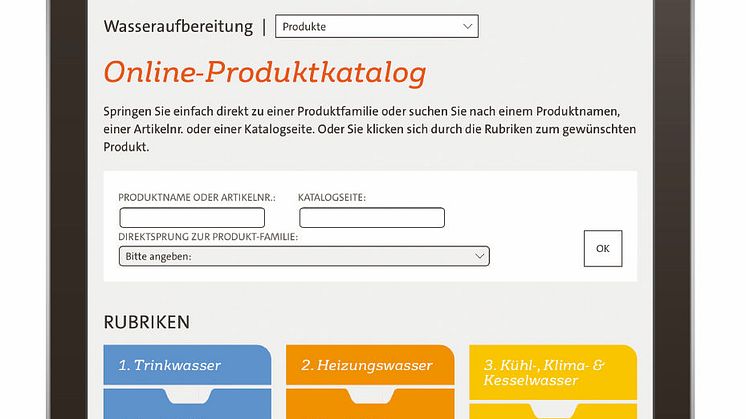 Print oder digital - der neue Produktkatalog ist da