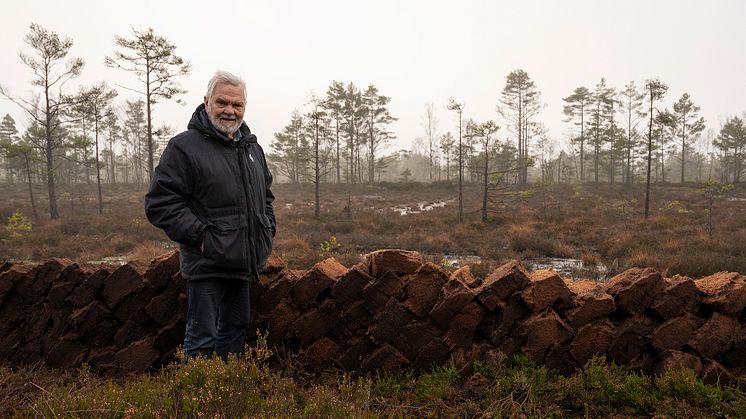 Hur startar man ett torvmuseum? Sven Gustavsson har svaret. Foto: Ida Rådegård