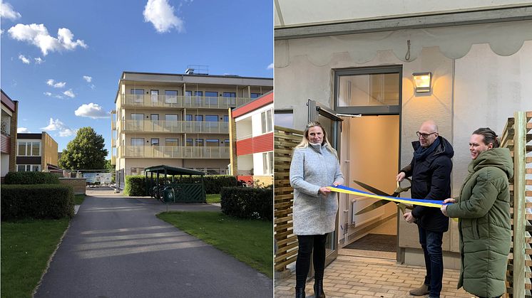 Invigningen förrättades av Victoria Parks VD Per Ekelund, Victoria Parks områdeschef Eleonor Biberg, samt Kommunstyrelsens ordförande i Linköping Niklas Borg via digital hälsning.