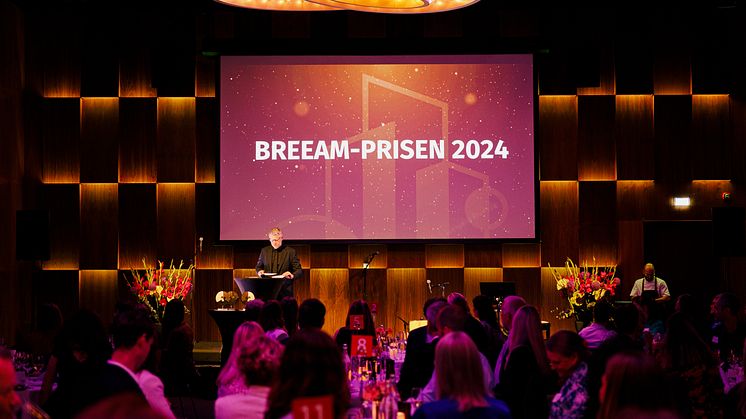 Over 100 mennesker var torsdag 6. juni samlet på The hub for å være med på Norges første BREEAM-prisutdeling.