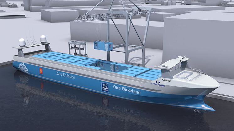 High res image - Kongsberg Maritime - Yara - Vard