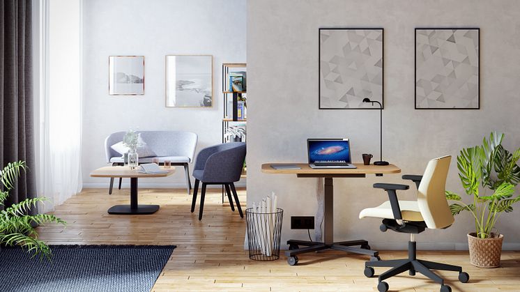 Für die Einrichtung des Homeoffice-Arbeitsplatzes steht eine große Auswahl unterschiedlicher Einrichtungslösungen zur Verfügung. Bild: NowyStyl