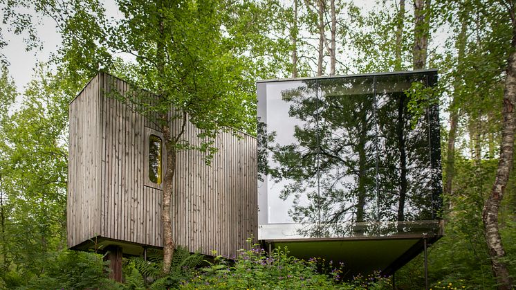 Das Juvet Landschaftshotel in der Nähe von Valldall. Foto: Per Ritzler / Statens vegvesen