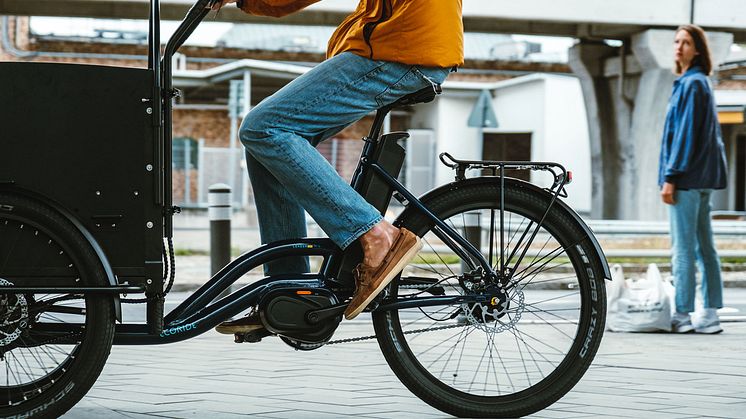 Lådcykeln "Loader" från svenska tillverkaren Ecoride