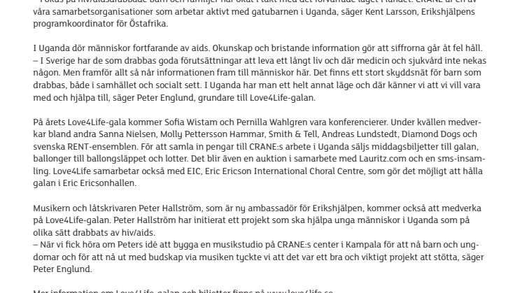 Gala för hiv-drabbade barn