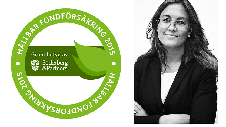 SPPs fondförsäkring får bäst betyg i Söderberg & Partners Hållbarhetsrapport