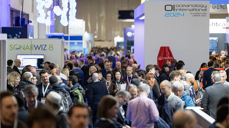 A successful opening day at Oceanology International 2024 at ExCeL London