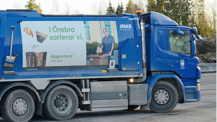 Snart kör Örebro kommuns slamtömningsbilar på biogas