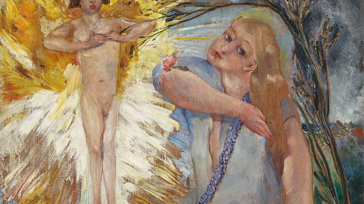 Ernst Josephson, Gåslisa, 1888-89. Olja på trä, 72 x 58 cm. Foto: Lars Engelhardt. Bild beskuren.