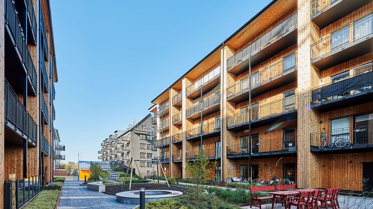 Havsmannen på Öster Mälarstrand som byggdes 2019 är ett exempel på K2A:s fastigheter.