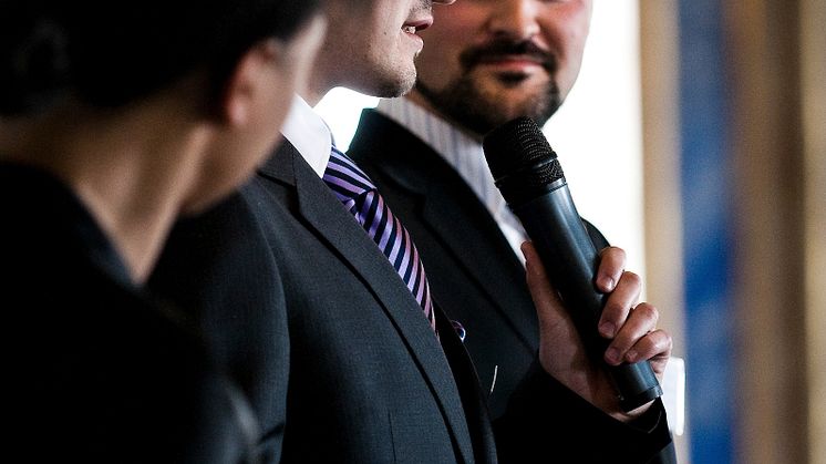 Admir Lukacevic och Fahrudin Zejnic, Kompassrosstipendiater 2008. Foto: Stiftelsen Ungt Ledarskap