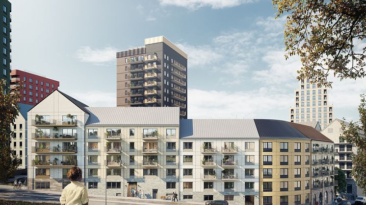 Kv Kedjan exteriör rendering