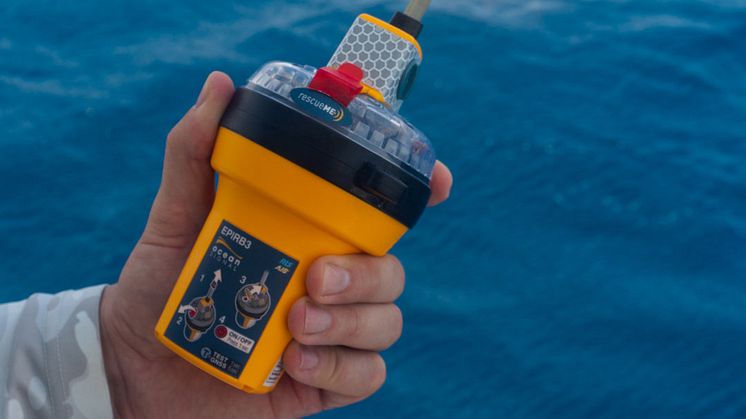 Ocean Signal - 406Day raises awareness about 406 MHz beacons, like the Ocean Signal rescueME EPIRB3 (hand)