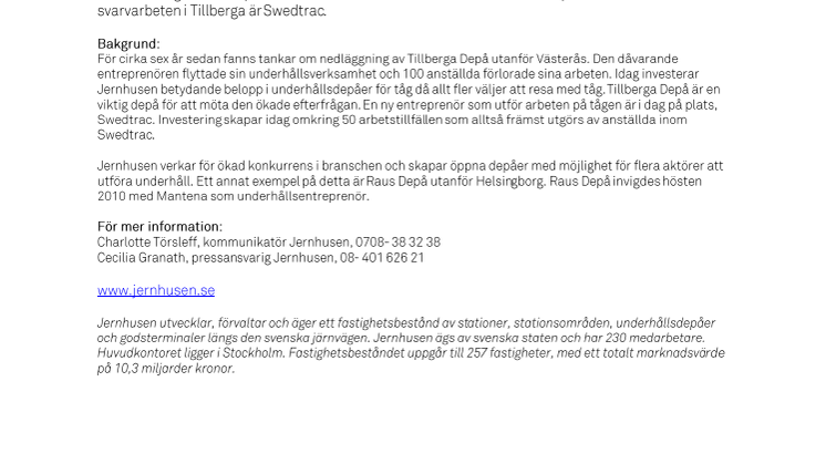 Ny svarv för tåghjul i Tillberga skapar nya arbetstillfällen