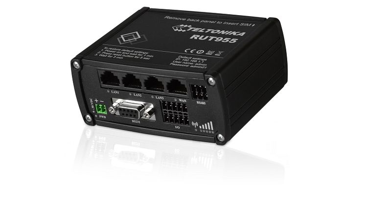 RUT955 4G router med många anslutningsmöjligheter