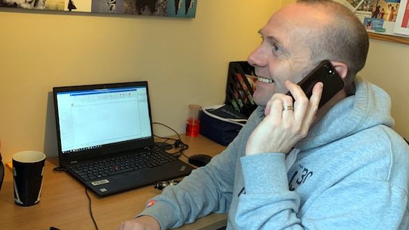 ​Stockport British Gas volunteers lift stroke survivors’ spirits