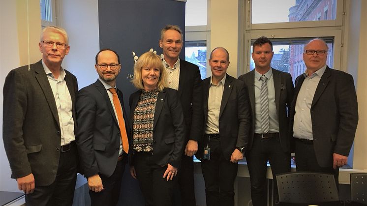 Logistikrådet i Norrbotten och infrastrukturminister Tomas Eneroth