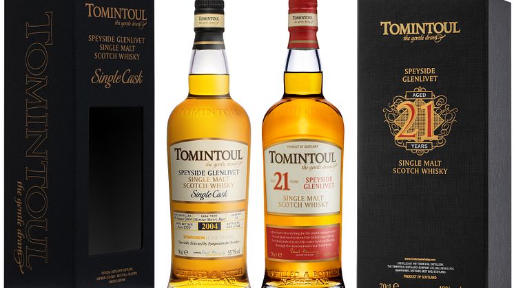 Dubbelt samlarsläpp från Tomintoul på Systembolaget