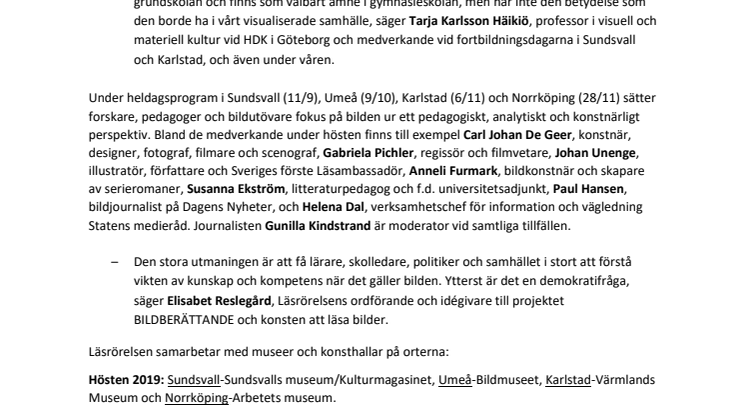 Bildning i bild – en kritisk fråga för demokratin