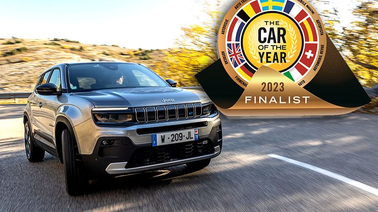 Jeep® er finalist i Car Of The Year 2023 - for første gang nogensinde! 