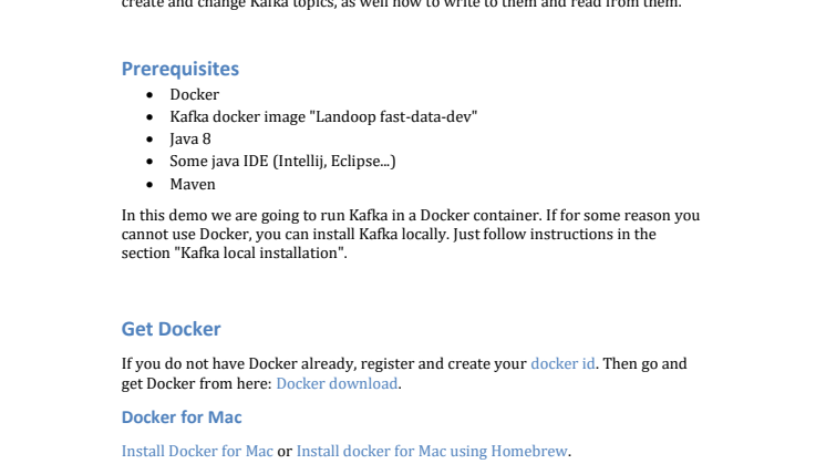 ​Apache Kafka hands-on demo