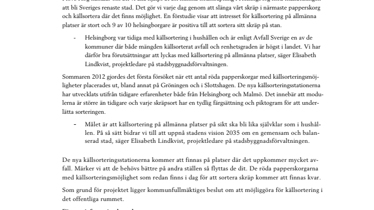 Nya källsorteringsstationer gör det lättare att sortera rätt