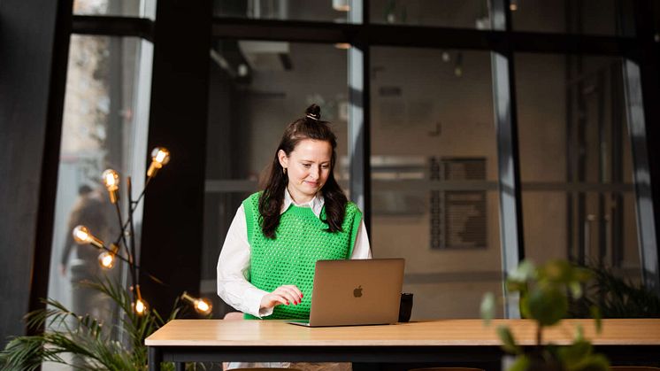 Emelie Andersson, Site Manager för Mindpark i Hyllie.