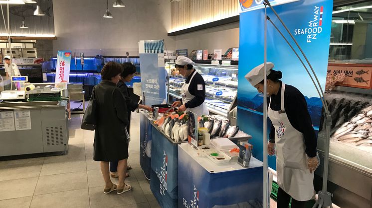 Fiskedisk i Sør-Korea