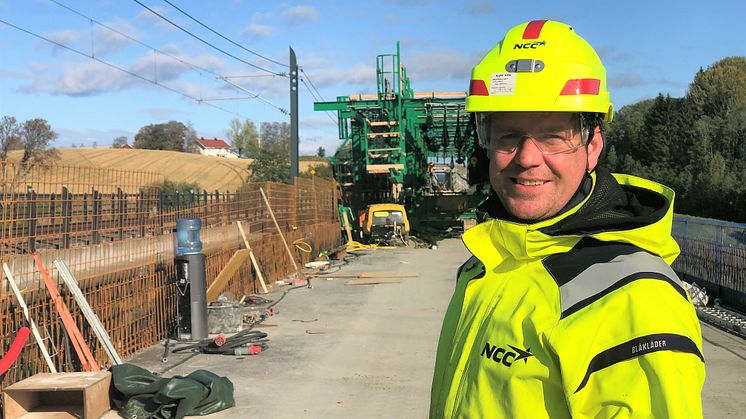 – Cautus Geo er helt avgjørende. Vi må ha kontroll på alt som kan bevege på seg i grunnen, sier Marcus Olsson i NCC.
