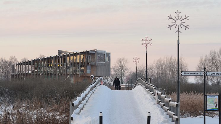 Naturum Visitor Centre in wintertime
