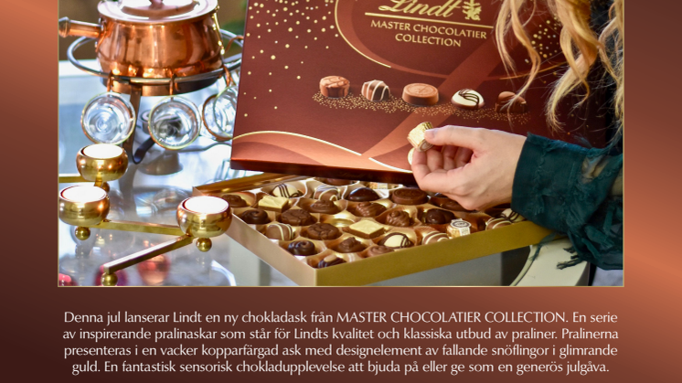 Nyhet! Lindt MASTER CHOCOLATIER COLLECTION Festive Edition