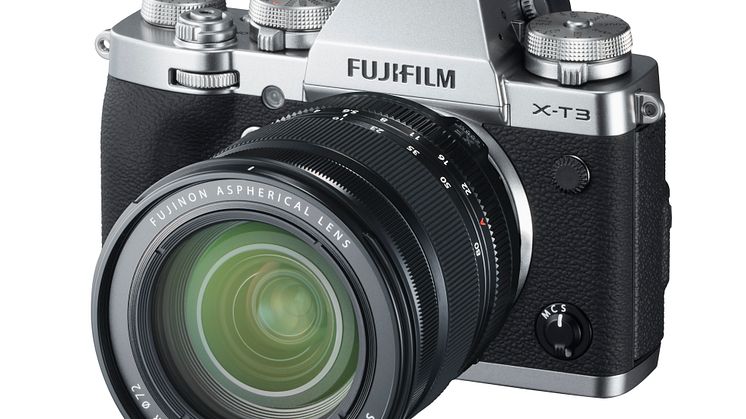 X-T3 Silver Left with+XF16-80mm
