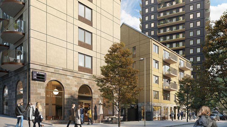 Rendering restaurang Kallebäcks Terrasser