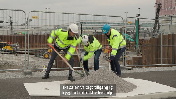 Historiskt spadtag för Värtahamnen 