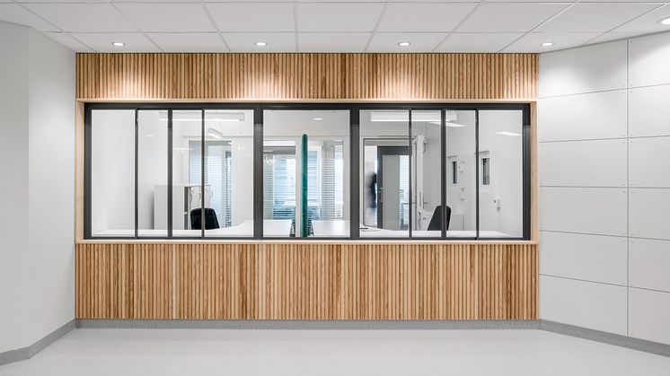 Receptionen på ögonmottagningen, Helsingborgs lasarett.