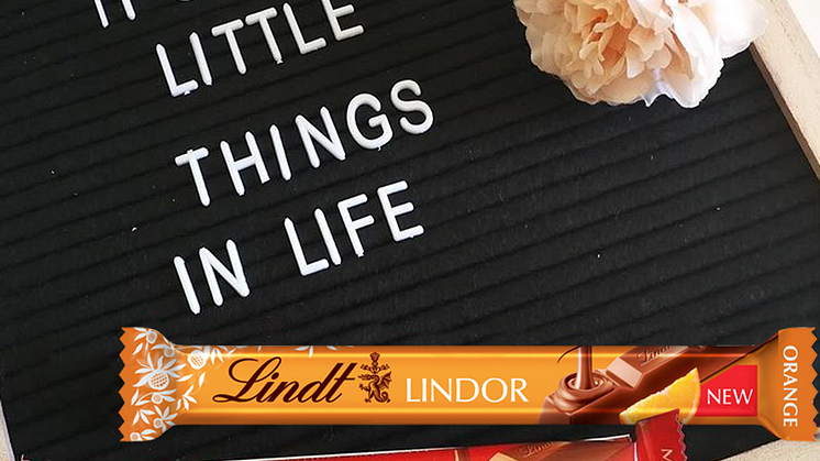 Its the little things STICK orange and milk